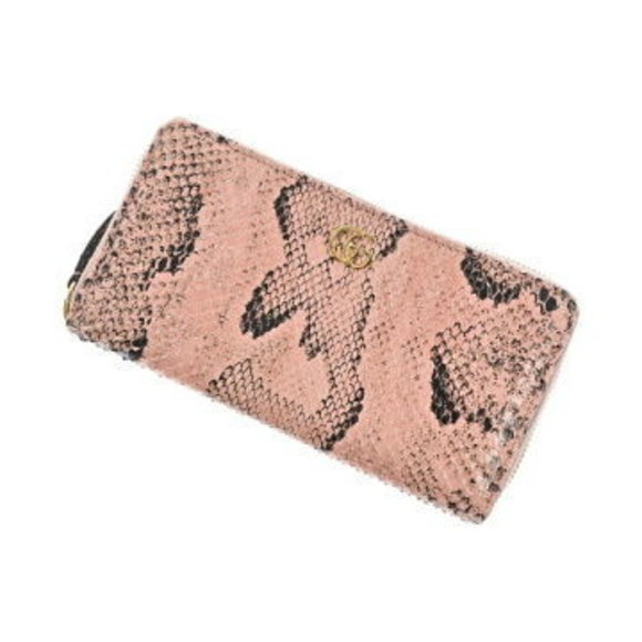 Gucci Case Pink Wallet Python Black - Picture 1 of 9